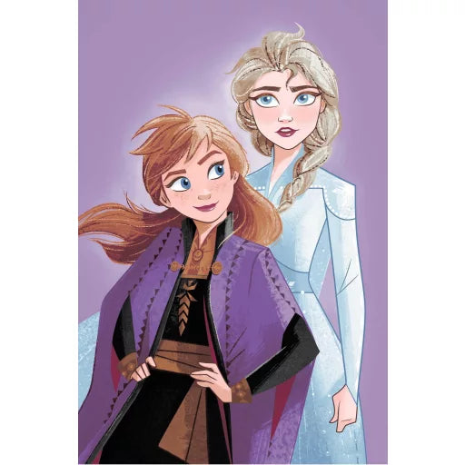 ❄️ Couverture microflanelle violette Disney – La Reine des Neiges – 100 x 150 cm