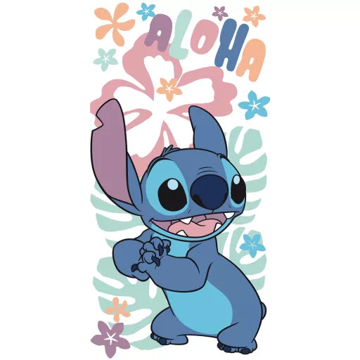 🌺 Serviette de bain Disney – Lilo & Stitch "The Star Dog – Hawaiian Harmony"