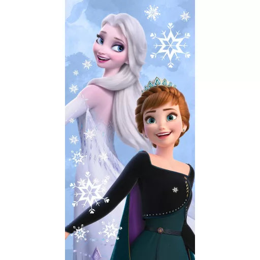 👑 Serviette de bain Disney Frozen – Royal Sisters