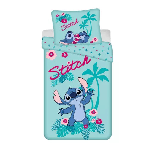 🌴 Housse de couette Disney Lilo et Stitch Hawaii – 140×200 cm + taie 70×90 cm