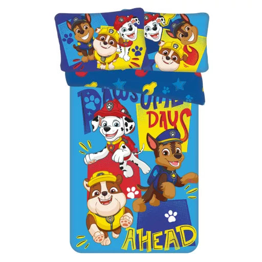 🐾 Housse de couette enfant Paw Patrol Days Ahead – 100×135 cm + taie 40×60 cm