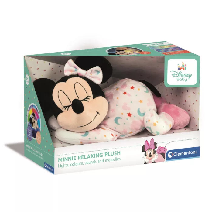 🌸 Peluche Somnifère Disney Minnie – Clementoni