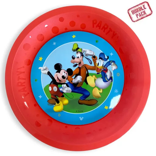 🎸 Lot de 2 assiettes plates Disney Mickey – Rock the House – 21 cm