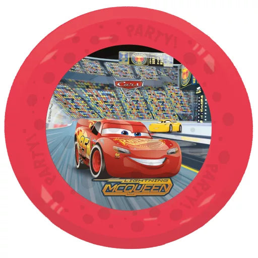 🏎️ Lot de 2 assiettes plates Disney Cars – 21 cm