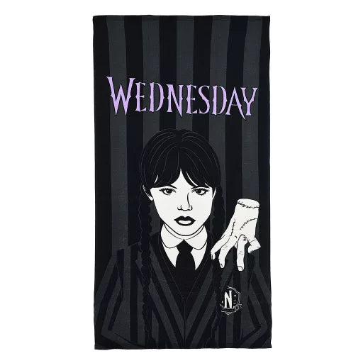 🖤 Serviette de bain Wednesday – Thing