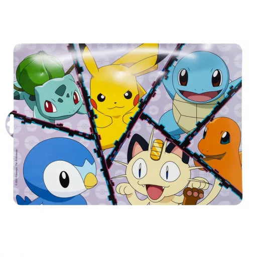 ⚡🛡️ Set de table – Combat Pokémon – 43x28 cm – plastique