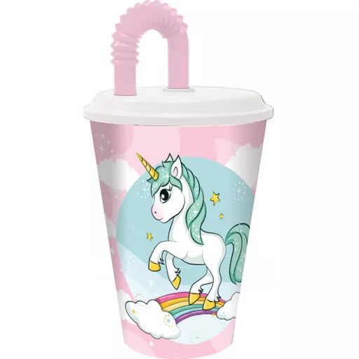 🦄 Gobelet à paille Unicorn – 260 ml