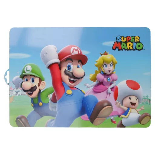 🍄🎮 Set de table – Super Mario : Royaume Champignon – 41x29 cm – plastique