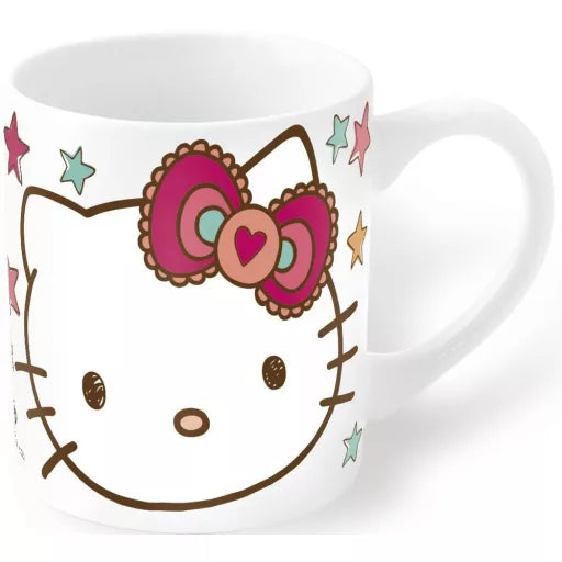 🌟 Mug en porcelaine Hello Kitty – Stars – 325 ml