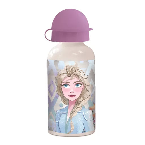 ❄️ Bouteille Disney Frozen Blue Forest en aluminium avec bouchon – 400 ml