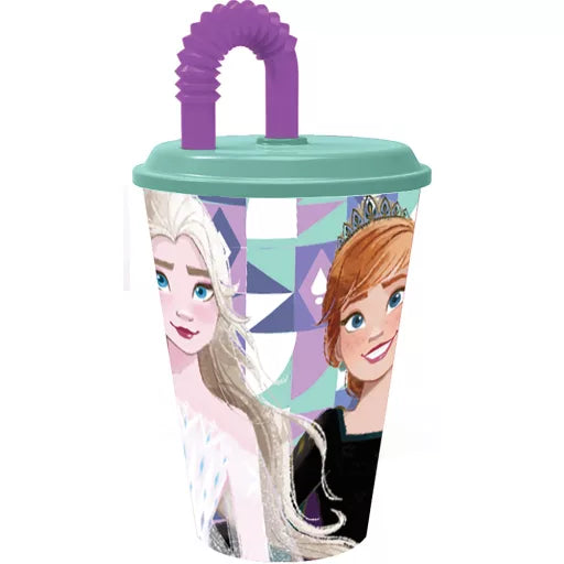 ❄️ Gobelet Disney Frozen – Paille Magique – 430 ml
