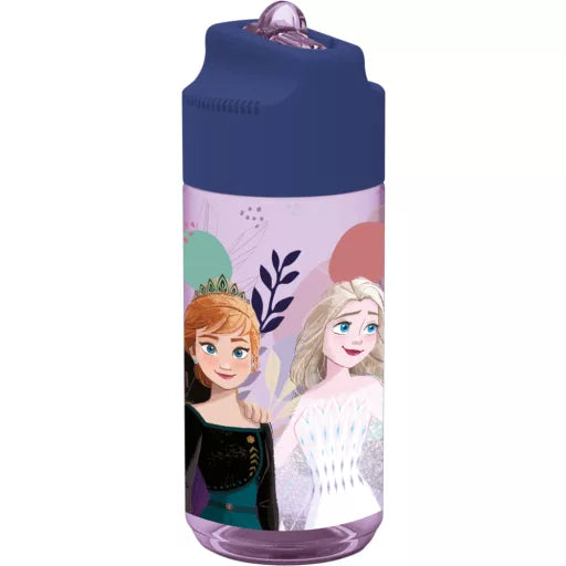 ❄️ Bouteille Disney Frozen Journey Hydro en plastique avec paille – 430 ml