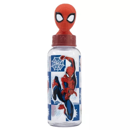 🕸️ Bouteille Figurine 3D Spider-Man Midnight Flyer – 560 ml