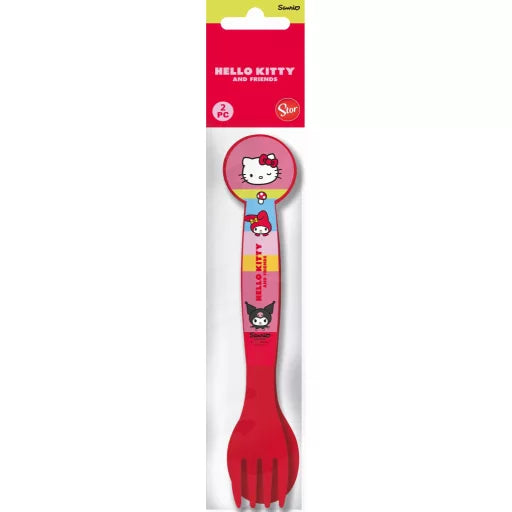 🎀 Ensemble de couverts – Hello Kitty et ses amis – 2 pièces