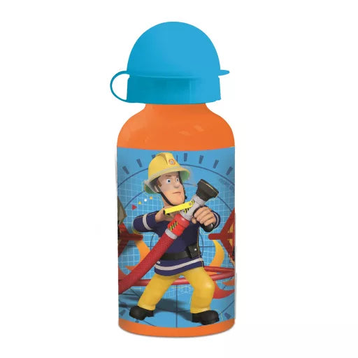 🚒 Bouteille Sam le Pompier Rescue Mission en aluminium avec bouchon – 400 ml