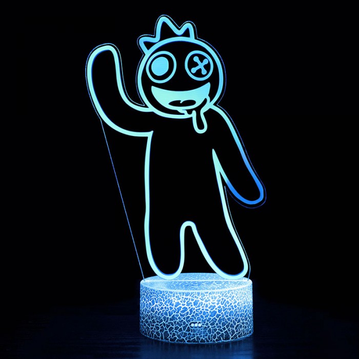 🔵💡 Lampe 3D Blue – Rainbow Friends Roblox