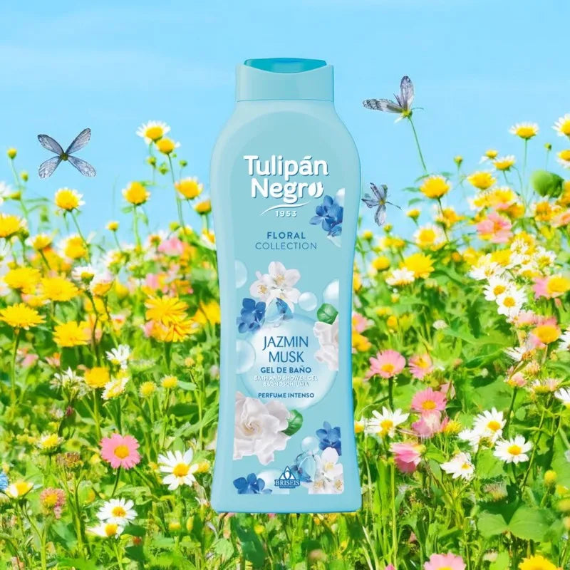 🌸✨ Gel Douche Jazmin Musk – Tulipan Negro (650 ml)