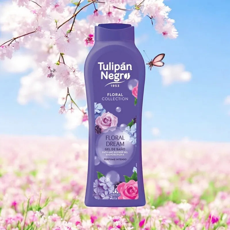 🌸✨ Gel Douche Floral Dream – Tulipan Negro (650 ml)
