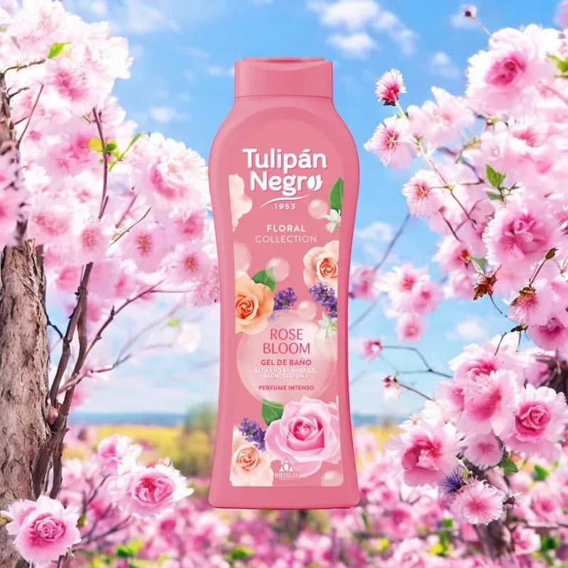 🌹 Gel Douche Rose Bloom – Tulipan Negro (650 ml)