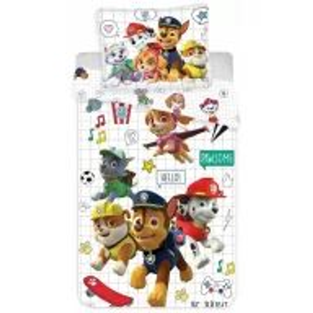 🚨🐾 Parure de lit enfant Paw Patrol – Grid✨