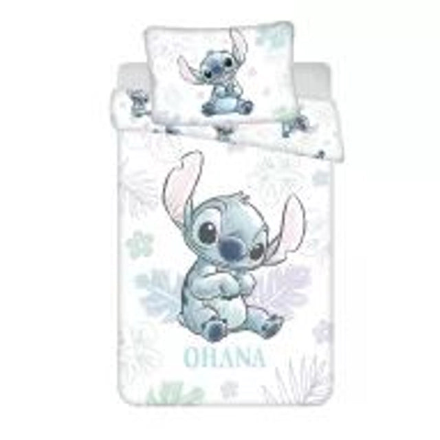 🌟💙 Parure de lit enfant Disney Lilo et Stitch – The Star Dog Ohana White🛏️✨