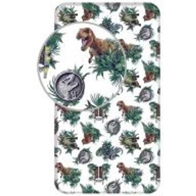 🦖 Drap-housse Jurassic World Dino Kingdom – Aventures Préhistoriques ! 🌋