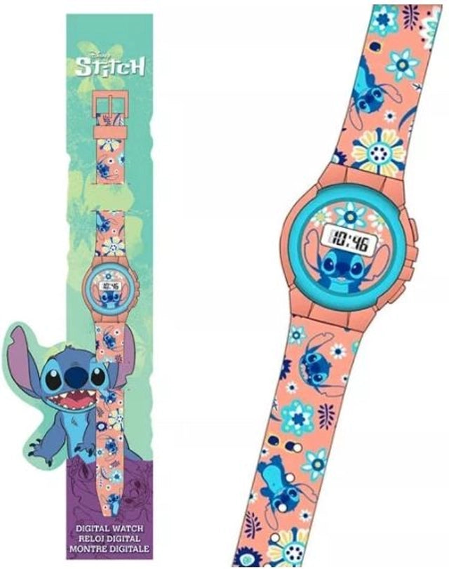 Montre Digitale Magique Lilo & Stitch – L’Heure des Aventures Ensoleillées est Arrivée ! 🐶✨