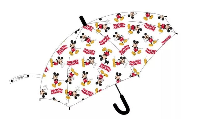 Parapluie Transparent Mickey Semi-Automatique – Ø74 cm de Sourires pour Petits Explorateurs ☔✨