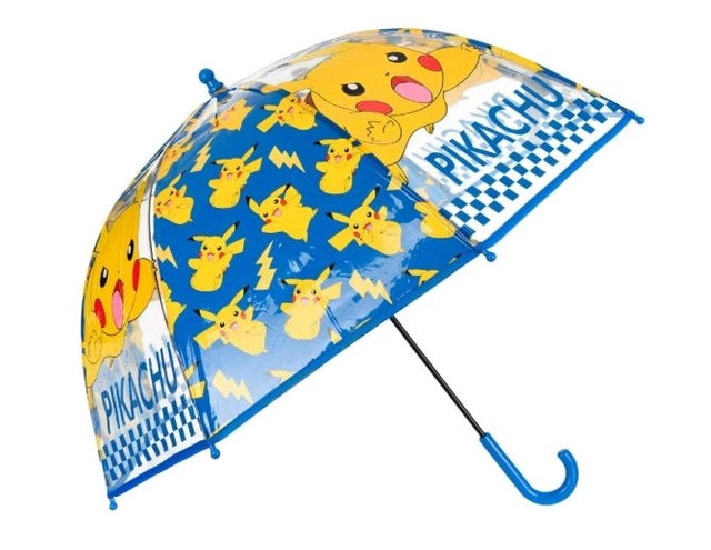 Parapluie Transparent Pokémon Electric – Ø72 cm de Magie pour Petits Dresseurs ⚡🌧️