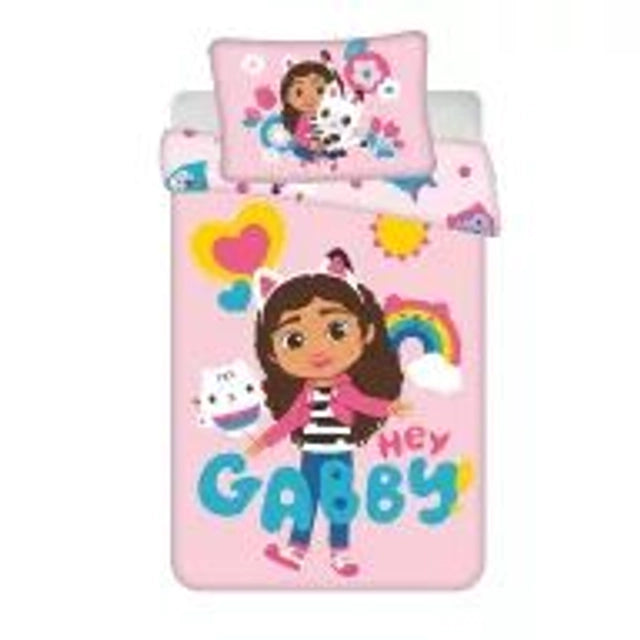 🐱🏠 Parure de lit Gabby’s Dollhouse – Gabi Hey 🌸✨