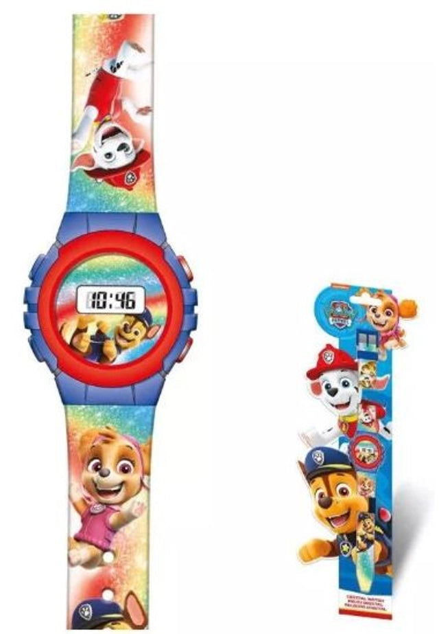 Montre Digitale Pat’Patrouille Arc-en-ciel – L’Heure des Missions Colorées est Arrivée ! ✨🚨