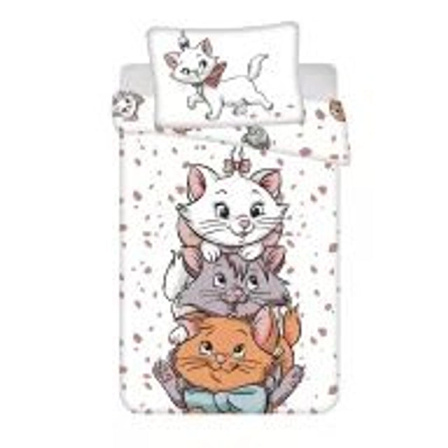 🐱✨ Parure de lit enfant Disney Marie – Friends 🛏️💖
