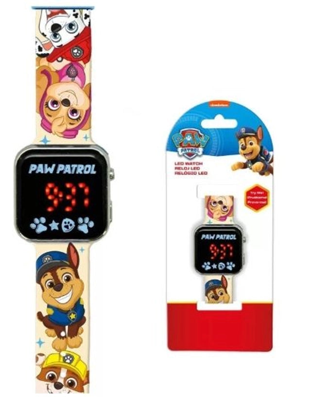 Montre Digitale LED Pat’Patrouille Smile – L’Heure des Sauvetages Joyeux est Arrivée ! 🐶✨