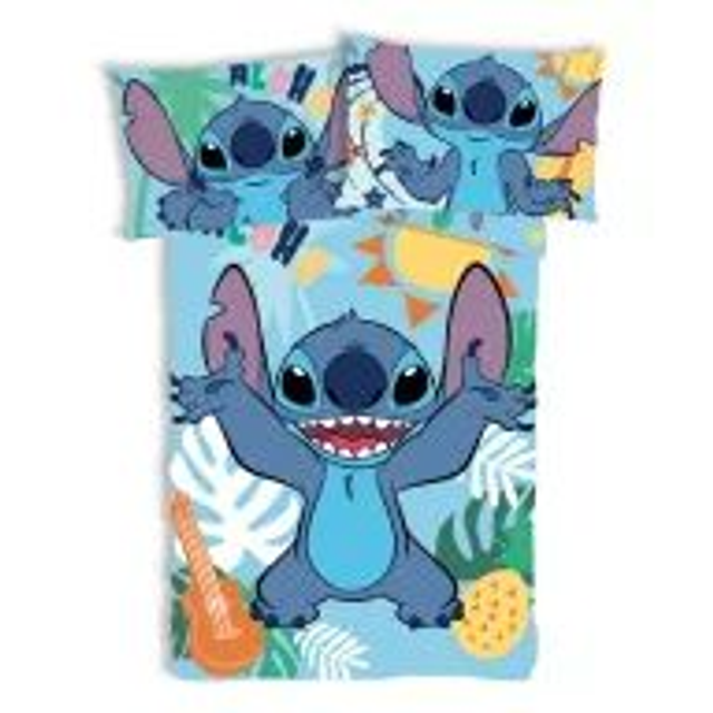 🌟💙 Parure de lit enfant Disney Lilo et Stitch – Le Chien Etoile Paradis Tropical🛏️✨