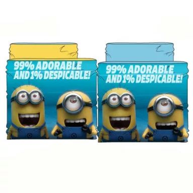💛 Écharpe et Tour de Cou Minions pour Enfant – Lot de 2