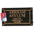 🏥🦇 Tapis de porte DC Comics – Arkham Asylum – 60 × 40 cm
