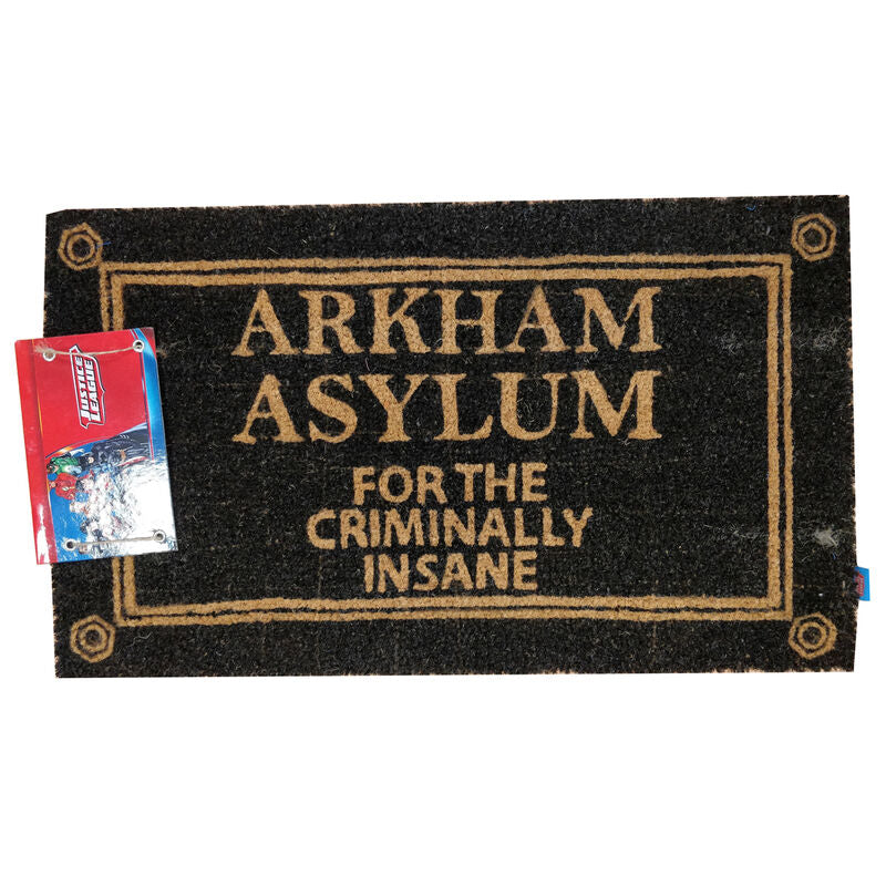 🏥🦇 Tapis de porte DC Comics – Arkham Asylum – 60 × 40 cm