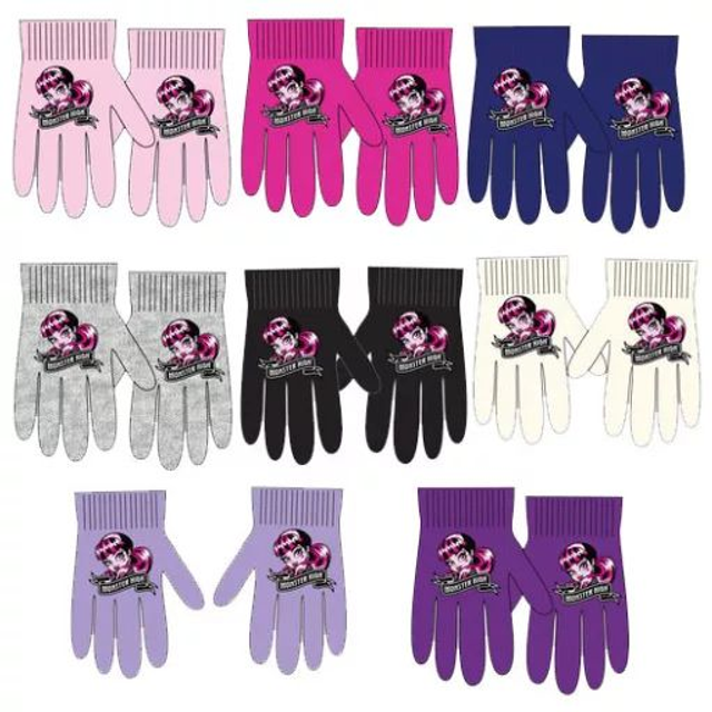 💀 Gants pour enfants Monster High – Lot de 4