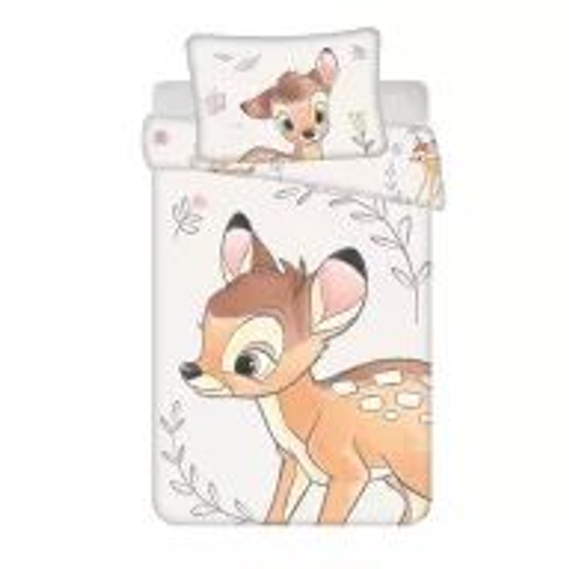 🦌✨ Parure de lit Disney Bambi – Beige 🌙💖