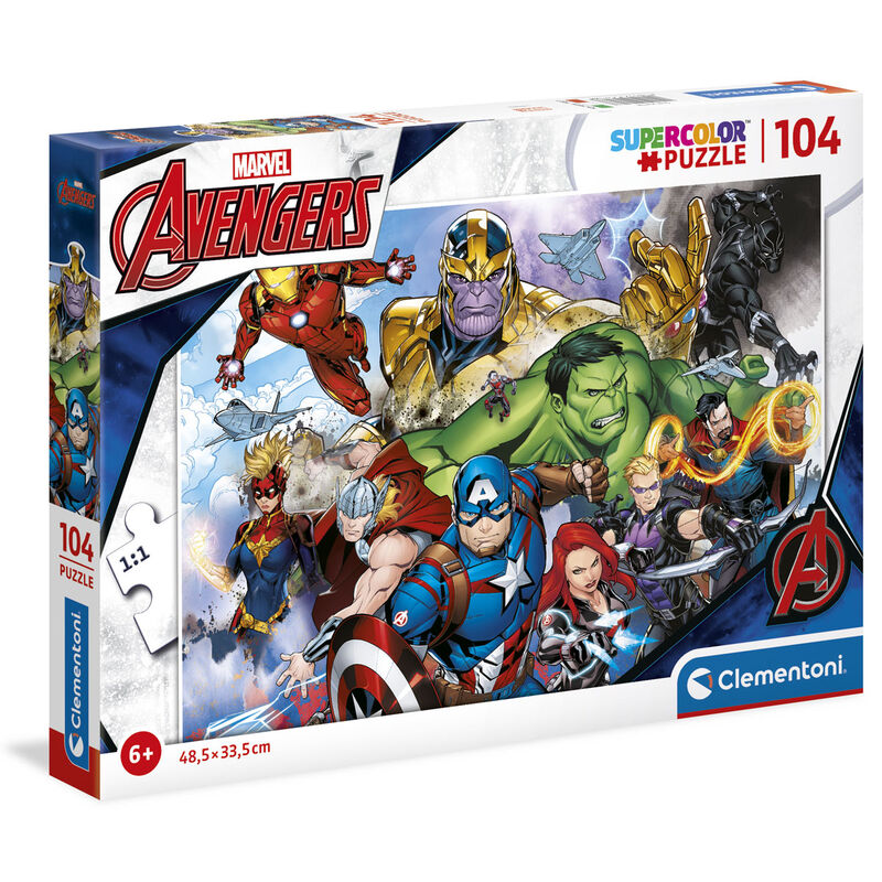 💥🧩 Puzzle Avengers Marvel – 104 pièces