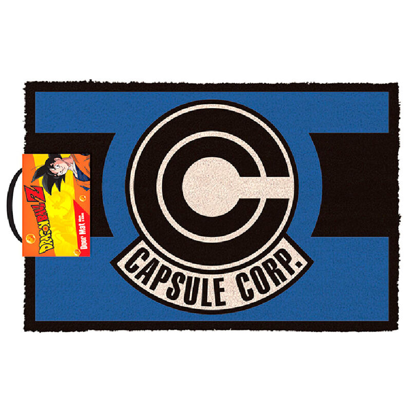 🧪🚀 Paillasson Dragon Ball Z – Capsule Corp – 40 × 60 cm