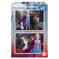 ❄️🧩 Puzzle La Reine des Neiges 2 – Disney – 2 × 100 pièces