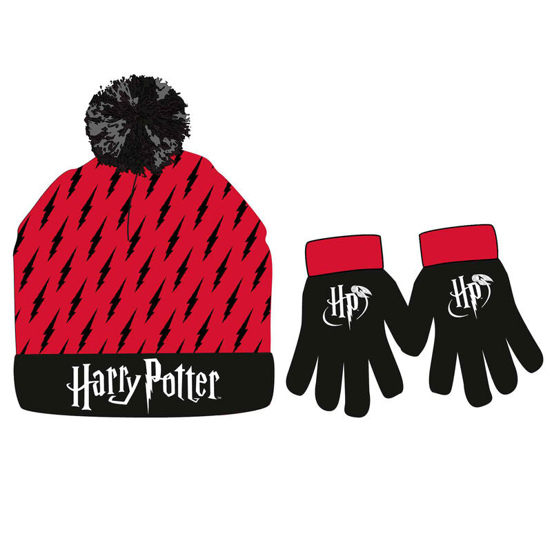 🧙♂️🧤 Ensemble Hiver Harry Potter – Chapeau & Gants