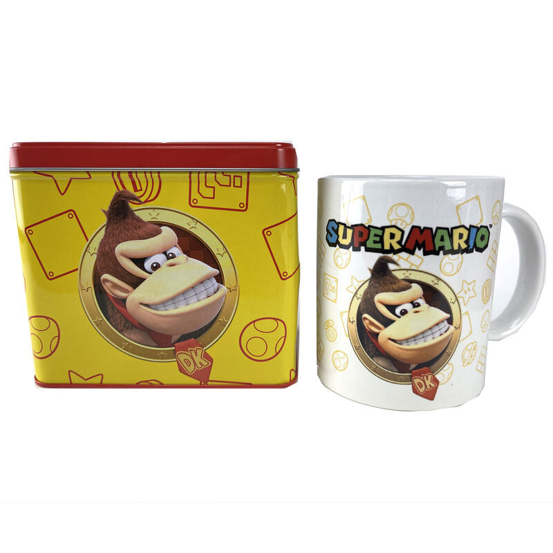 🍌🎮☕ Set Tirelire & Mug Donkey Kong – Super Mario Bros – Nintendo