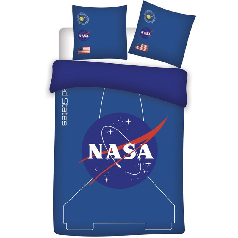 🚀✨ Housse de couette NASA en microfibre – 140 × 200 cm