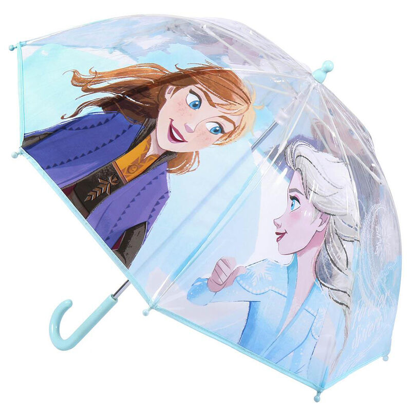❄️☔ Parapluie manuel à bulles Disney La Reine des Neiges 2 – 45 cm