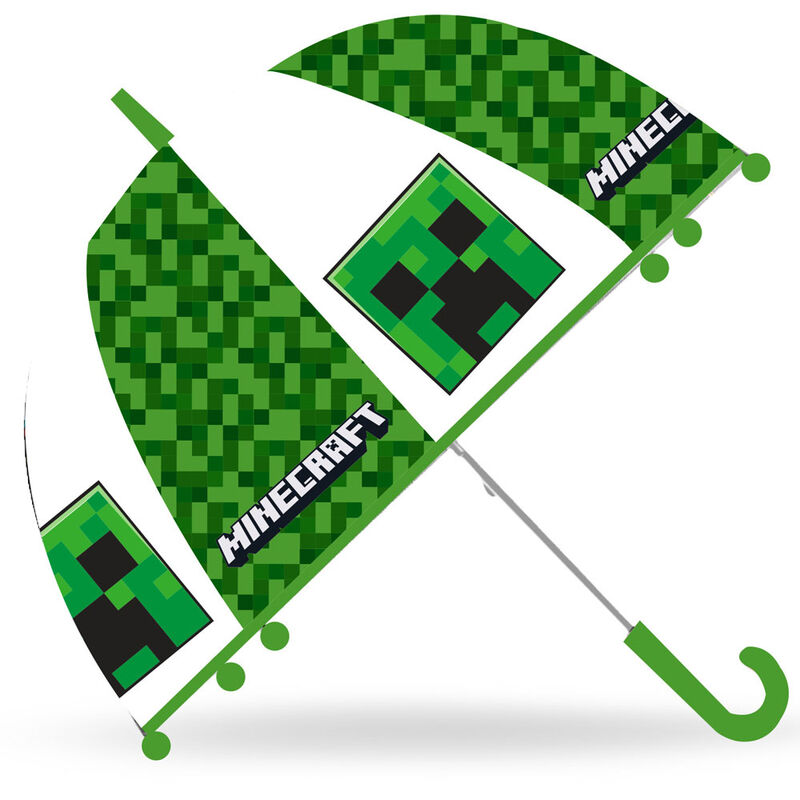 ☔🟩 Parapluie manuel Minecraft – 46 cm