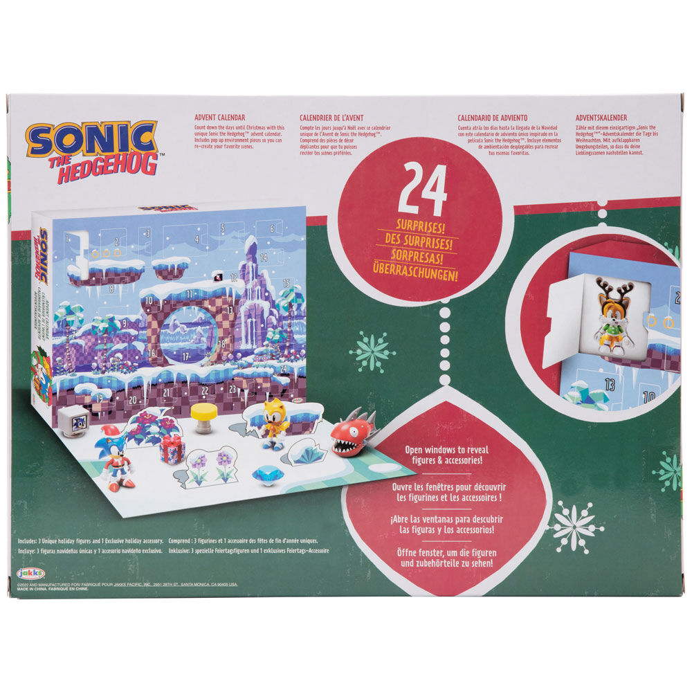 💙 Calendrier de l’Avent Sonic The Hedgehog – 24 Surprises Supersoniques 🎁