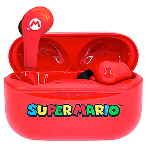 🎧🍄 Écouteurs sans fil – Super Mario Rouge