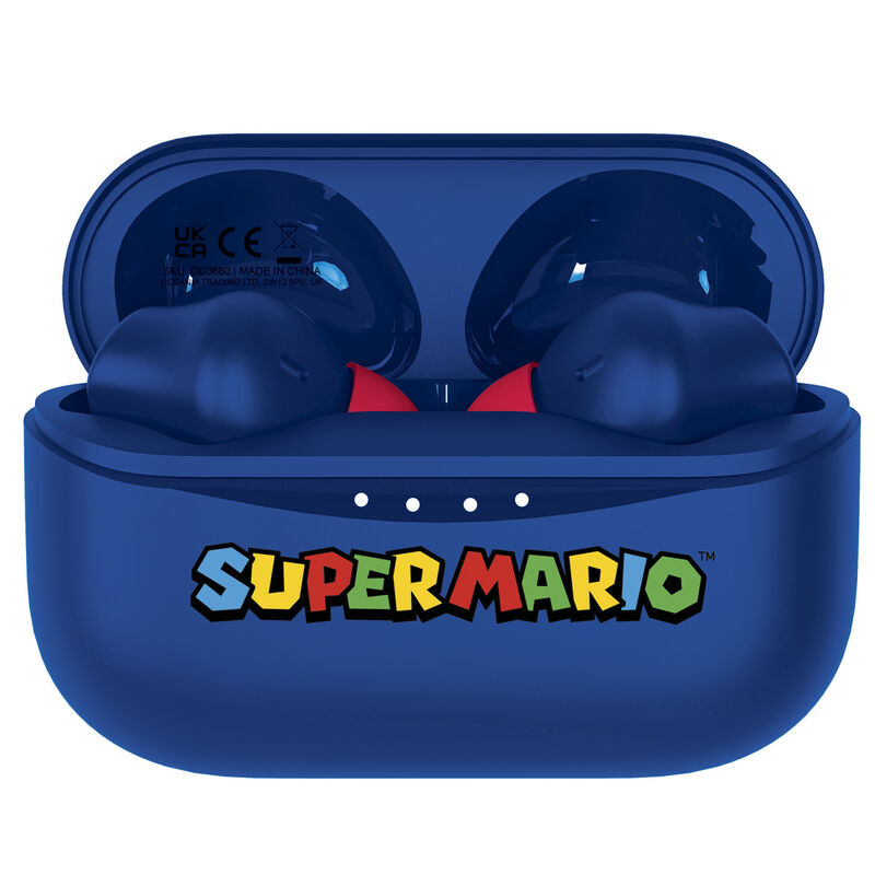 🎧🔵 Écouteurs sans fil – Super Mario Bleu Nintendo